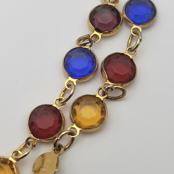 Crystals by Bellagio USA Multicolor Gemstone Necklace 34" - Picture 3 of 16